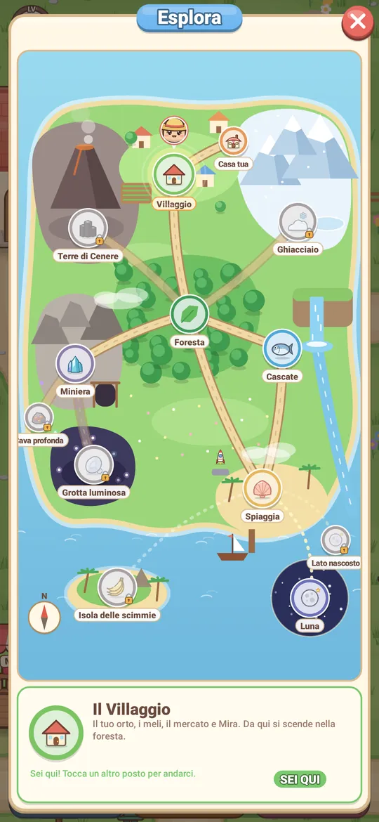 Una mappa da scoprire